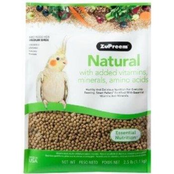 ZuPreem Naturals, Medium Bird Food 1kg