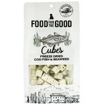 Food For The Good Dog and Cat Treats Freeze Dried Cod Fish and Seaweed 70g