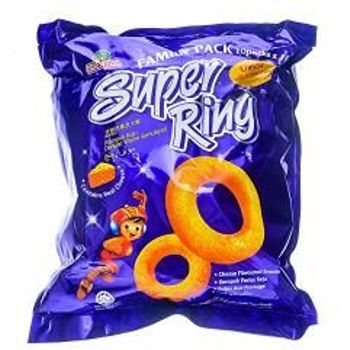 Oriental Family Pack Snacks 8 Packs X 14g Super Ring Cheese