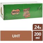 Milo UHT Chocolate Malt Packet Drink 24 x 200ml