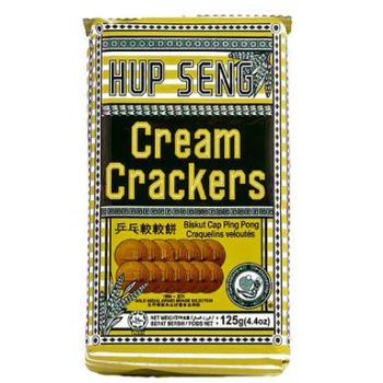 Hup Seng Cream Crackers 125g Crisp Baked Good