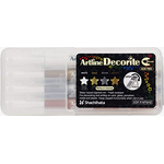 Artline Decorite Brush Marker Metallic Set EDF-F/4PSH2