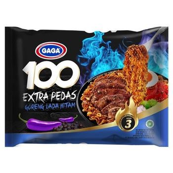 MIE Gaga 100 Fried Black Pepper Chicken 85g