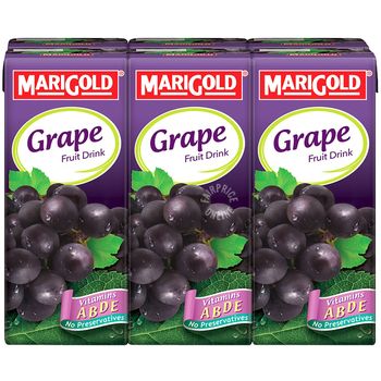 Marigold Packet Fruit Grape 6 x 250ml