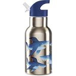 Crocodile Creek Stainless Steel Bottle Shark City 400ml