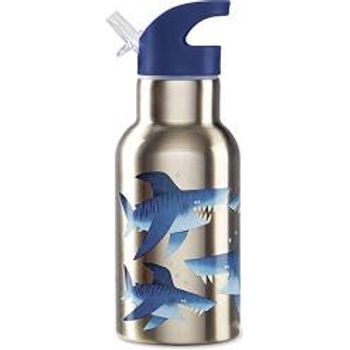 Crocodile Creek Stainless Steel Bottle Shark City 400ml