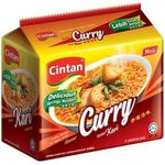 Cintan Curry Flavour Instant Noodles 5 x 76g