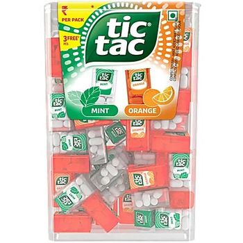 Tic Tac Hard Candy Mint And Orange Flavoured 255g