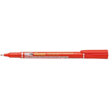 Pentel Slim Permanent Marker Pen Extra Fine Poin Red