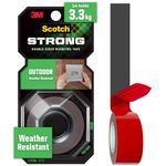 SCOTCH® 411-S19 Outdoor Double-Sided Mounting Tape, 19mm x 1.5m