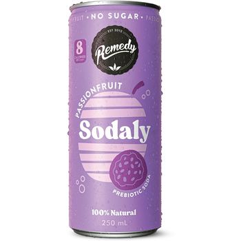 Remedy Sodaly Passionfruit 250ml