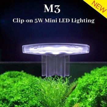 M3 Led Mini Aquarium Clip Light 5w For Nano Tank Below 25 cm