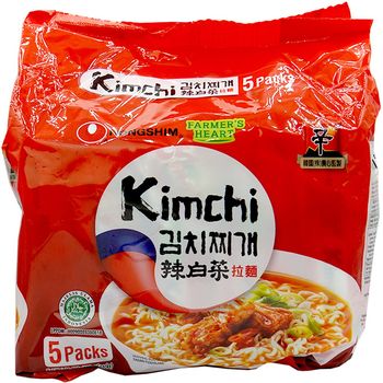 Nongshim Farmers Heart Kimchi Ramyun 120g