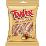 Twix Miniatures Caramel Cookie Milk Chocolate Pack 150g