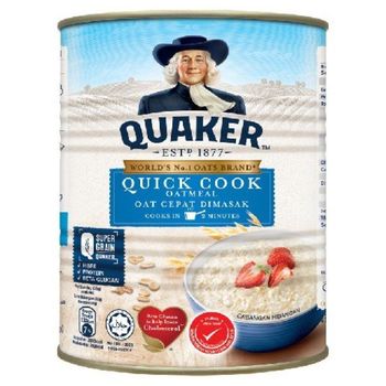 Quaker Quick Cooking Oatmeal Tin 800g