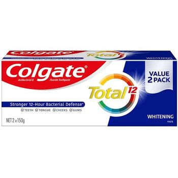 Colgate Total 12 Professional Whitening Toothpaste 2 x 150g