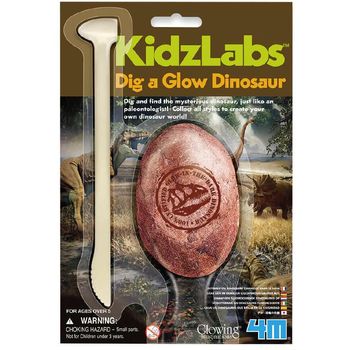 4M KidzLabs Dig A Glow Dinosaur
