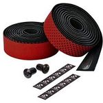 Ciclovation Advanced Bar Tape with Leather Touch Fusion Series Black Red