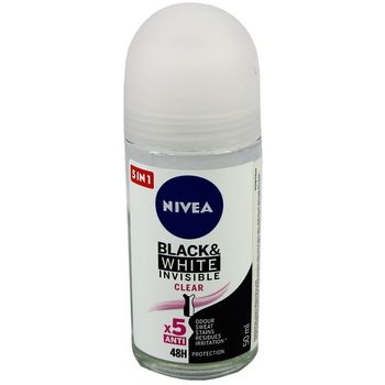 Nivea Roll On Black And White Invisible Clear 50ml