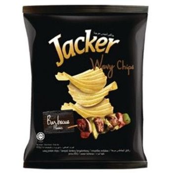 Jacker Wavy Chips Barbeque 60g