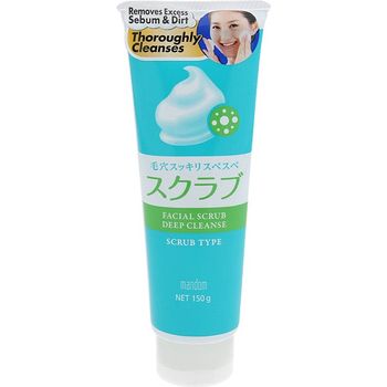 Mandom Facial Scrub Deep Cleanser 150g