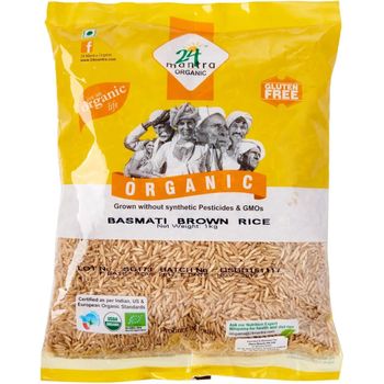 24 Mantra Organic Brown Basmati Rice 1kg