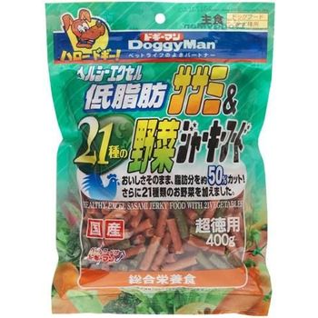 DoggyMan Healthy Chicken Jerky With 21 Veggies 400g