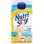 F&N Nutrisoy Fresh Soya Milk Hi Cal Reduced Sugar 475ml