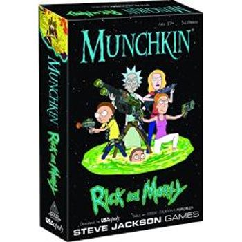 Steve Jackson Games Munchkin Rick And Morty Card Game Adult Swim Munchkin Board Game