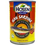 Hosen Sardine In Tomato Sauce 425g