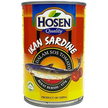 Hosen Sardine In Tomato Sauce 425g