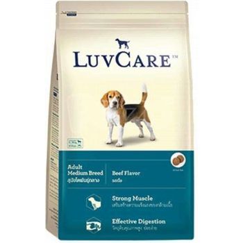 LuvCare Adult Medium Breed Beef Flavor Dog Food 3kg