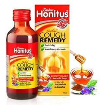 Dabur Honitus Herbal Cough Remedy Ayurvedic Syrup