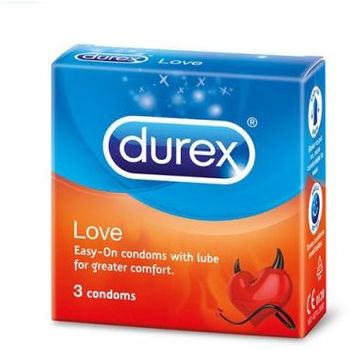 Durex Love Condoms x3