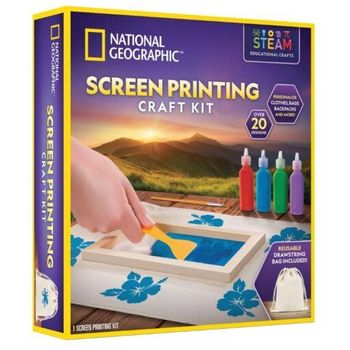 National Geographic Screen Printing Craft Kit