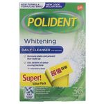 Polident Denture Overnight Whitening Cleanser 36pcs