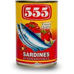 555 Hot Sardines Tomato Sauce 425g