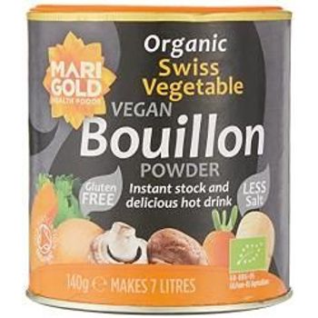 Marigold Org Veg Bouillon Powder R Salt 140g