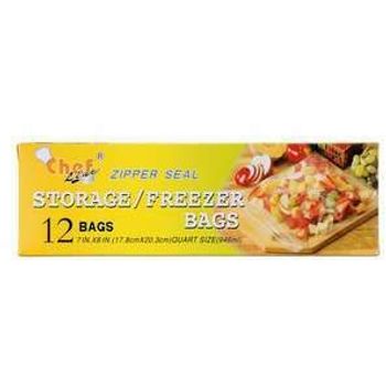 Chef Line Zipper Seal Storage Bags 70g