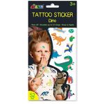 Avenir Tattoo Sticker Dino