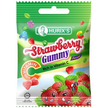 Hurix's Strawberry Gummy Rich In Vitamin C 10g