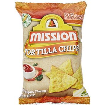 Mission Corn Chips Hot and Spicy 65g