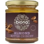 Biona Organic Almond Butter Crunchy 170g