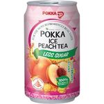 Pokka Ice Peach Tea Less Sugar 300ml
