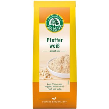 Lebensbaum Organic White Pepper Ground 50g