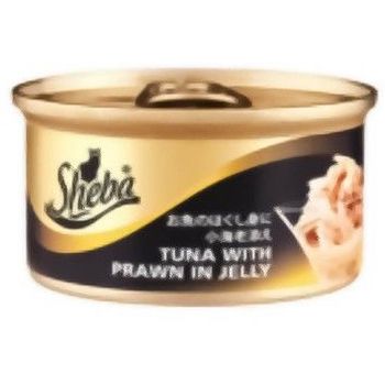 Sheba Cat Canned Food Tuna With Whole Prawn In Jelly 85g