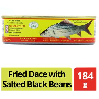 Sun Kee Fried Dace With Salted Black Beans 184g