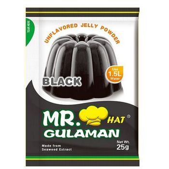 Mr Hat Gulaman Jelly Powder Mix Black 25g