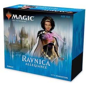 Magic The Gathering Ravnica Allegiance Bundle 10 Booster Packs + Land Cards 230 Cards Accessories