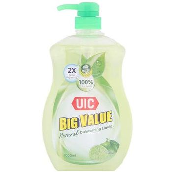 UIC Natural Dish Washing Liquid Sparkling Lime 1l
